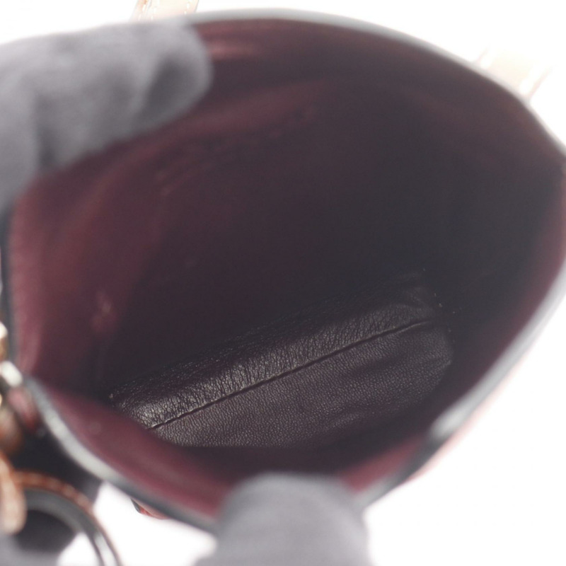 LOEWE GATE POCKET 單肩斜背包 109.30.Z42 皮革 紅棕色 二手 女士-2