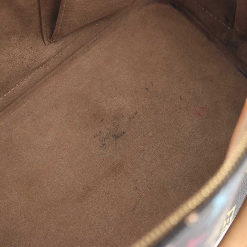 路易威登 Alma 手提包 M92646 Monogram Multicolore 黑色皮革二手 LV-5