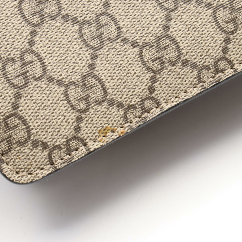 GUCCI Dionysus GG Supreme 單肩包 PVC塗層帆布 異國皮革 米色 多色 二手 女士-8