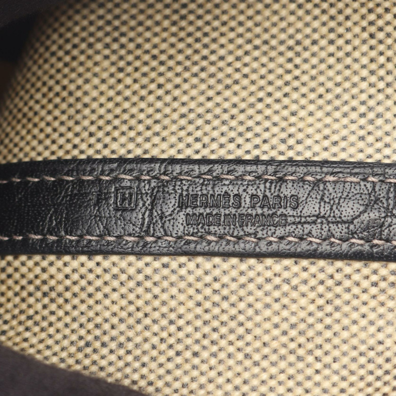 愛馬仕 Garden Party PM 手提包 H Toile H 帆布 Negonda 皮革 米白色二手-3