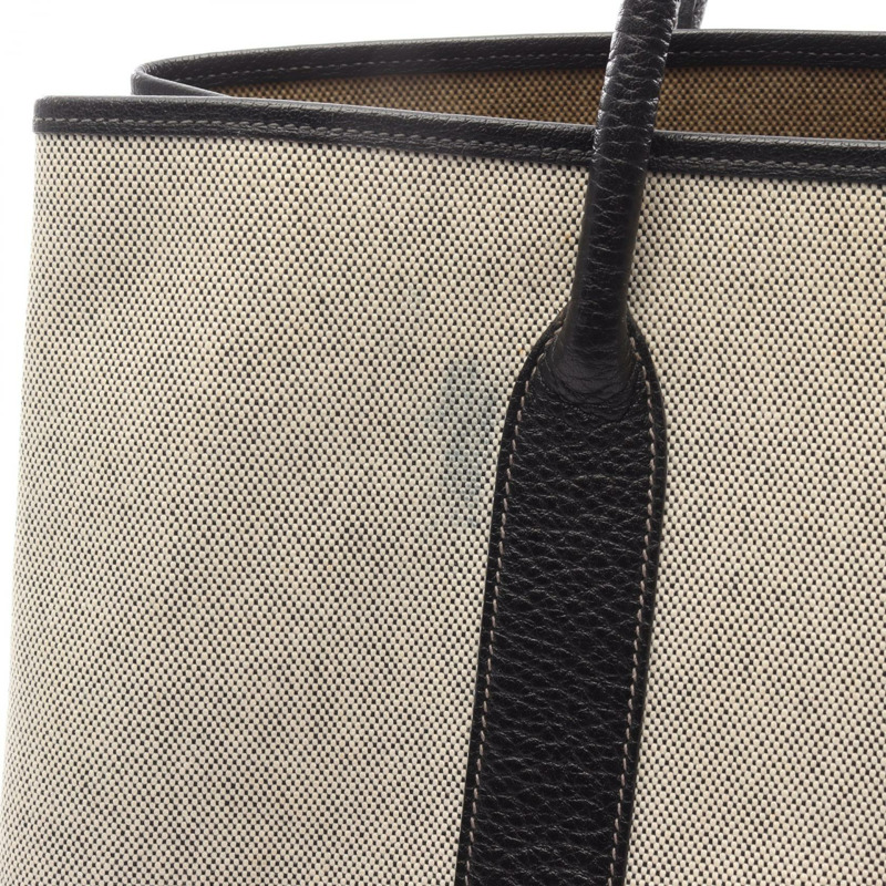 愛馬仕 Garden Party PM 手提包 H Toile H 帆布 Negonda 皮革 米白色二手-10
