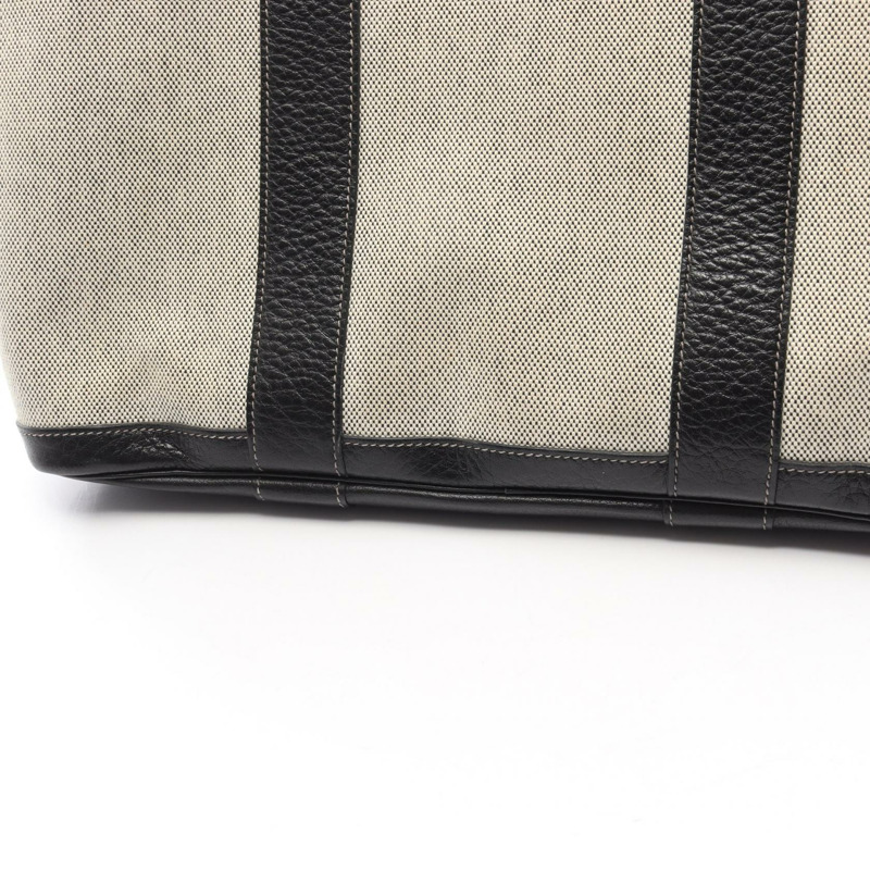 愛馬仕 Garden Party PM 手提包 H Toile H 帆布 Negonda 皮革 米白色二手-11