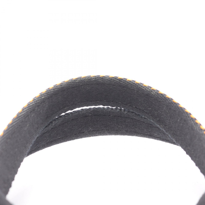 愛馬仕 Caravan Horizontal PM 手提包，黑色橙色真皮，SHW 五金配件，二手女款-12