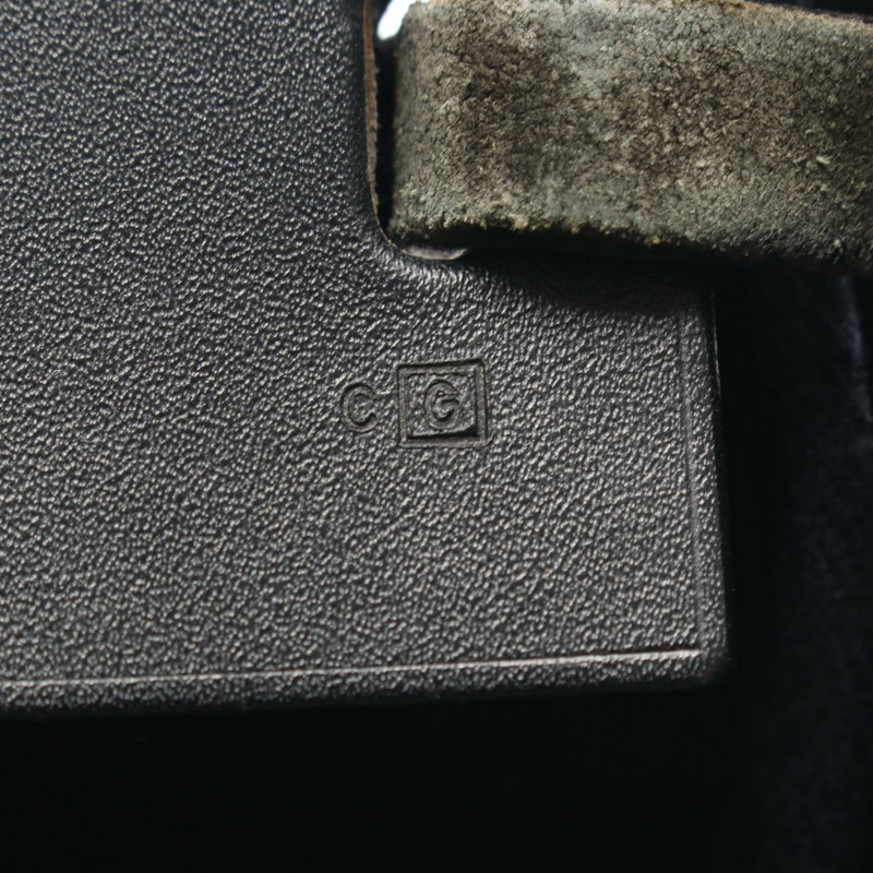 愛馬仕 Herbag Cabas GM 手提包，Toile officier 帆布皮革，黑色 SHW 二手-4