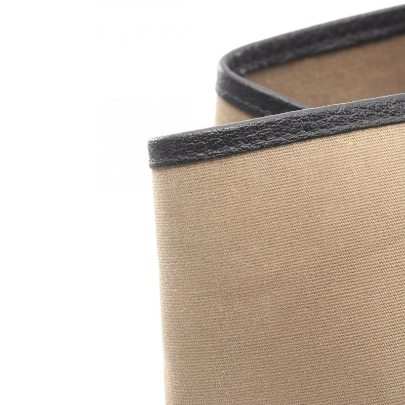 愛馬仕 Garden party PM 手提包 R Toile Officier 皮革 Etoupe 灰色二手-8