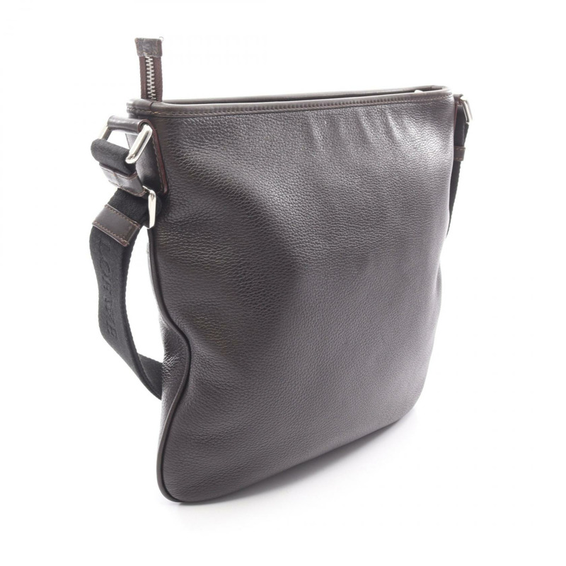 LOEWE Anagram 棕色皮革單肩斜背包（二手女款）-1