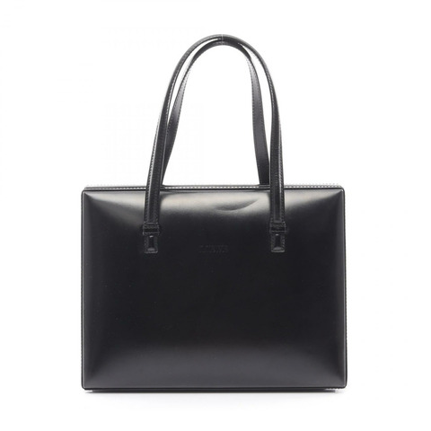 LOEWE 黑色真皮單肩手提包（二手女款）