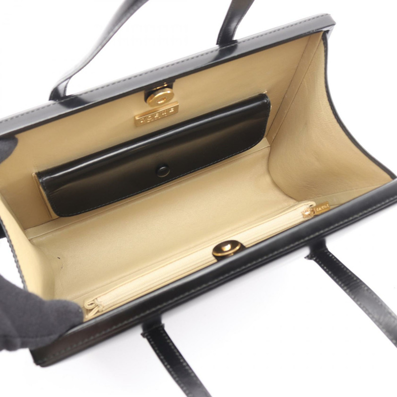 LOEWE 黑色真皮單肩手提包（二手女款）-2