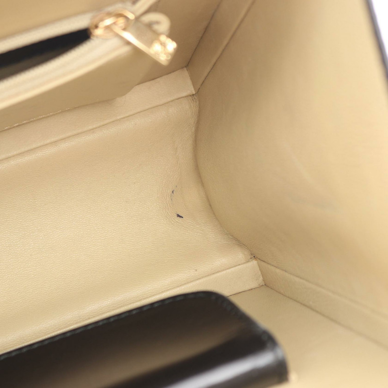 LOEWE 黑色真皮單肩手提包（二手女款）-5