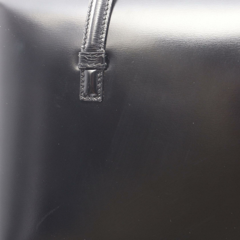 LOEWE 黑色真皮單肩手提包（二手女款）-7