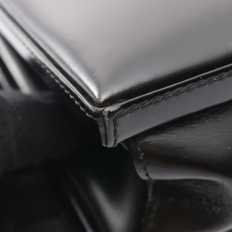 LOEWE 黑色真皮單肩手提包（二手女款）-9