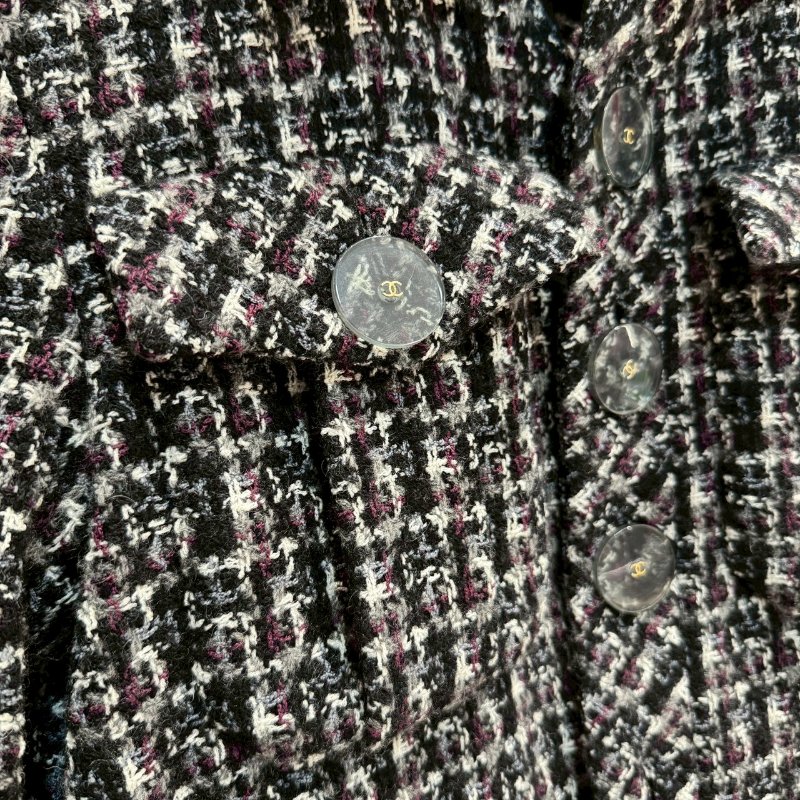 CHANEL 毛尼 針織外套 陳偉霆同款 短版 鈕扣 46號 M9150-7