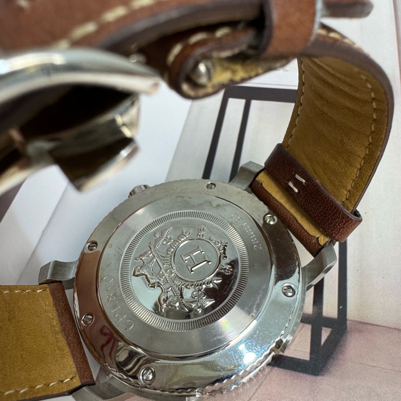 Hermès 橙色腕錶-3