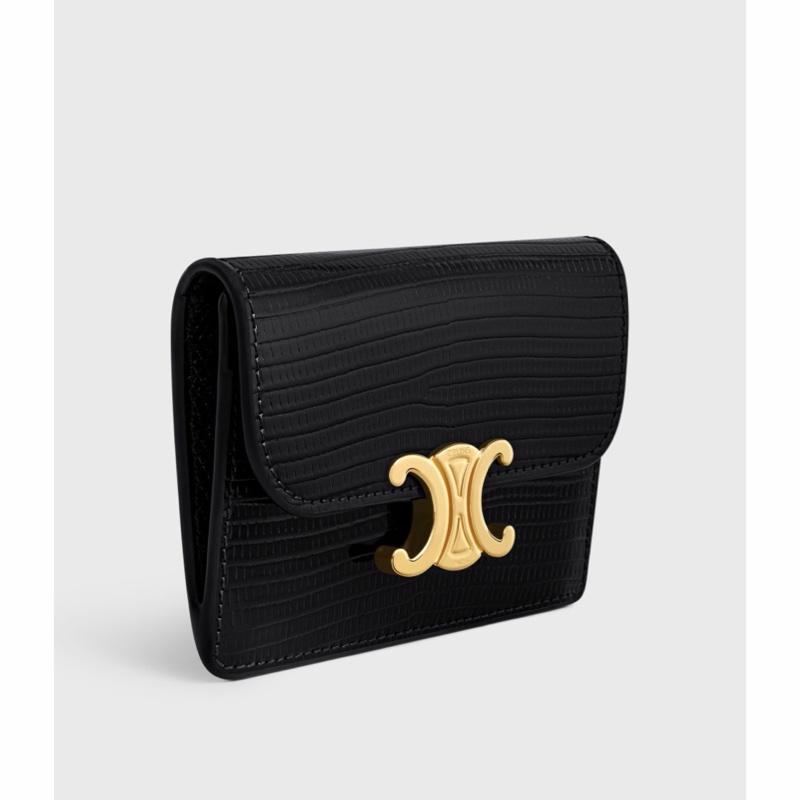 新款Celine 女士 翻蓋錢包均碼碼10cm*2cm*7.5cm-3