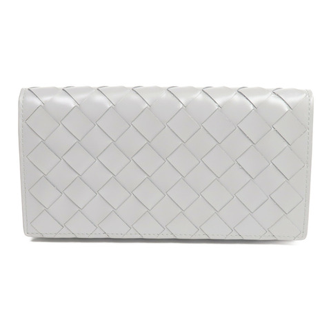 BOTTEGA VENETA 織紋皮革Long Wallet金扣長錢包