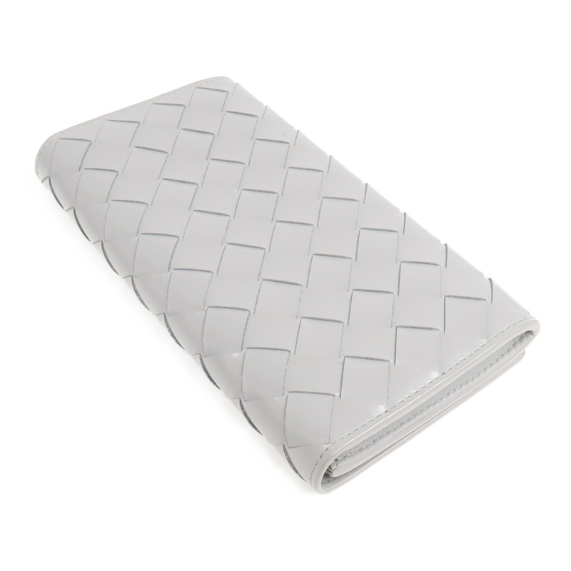 BOTTEGA VENETA 織紋皮革Long Wallet金扣長錢包-4