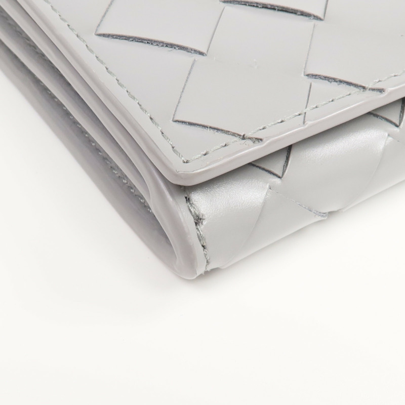 BOTTEGA VENETA 織紋皮革Long Wallet金扣長錢包-7