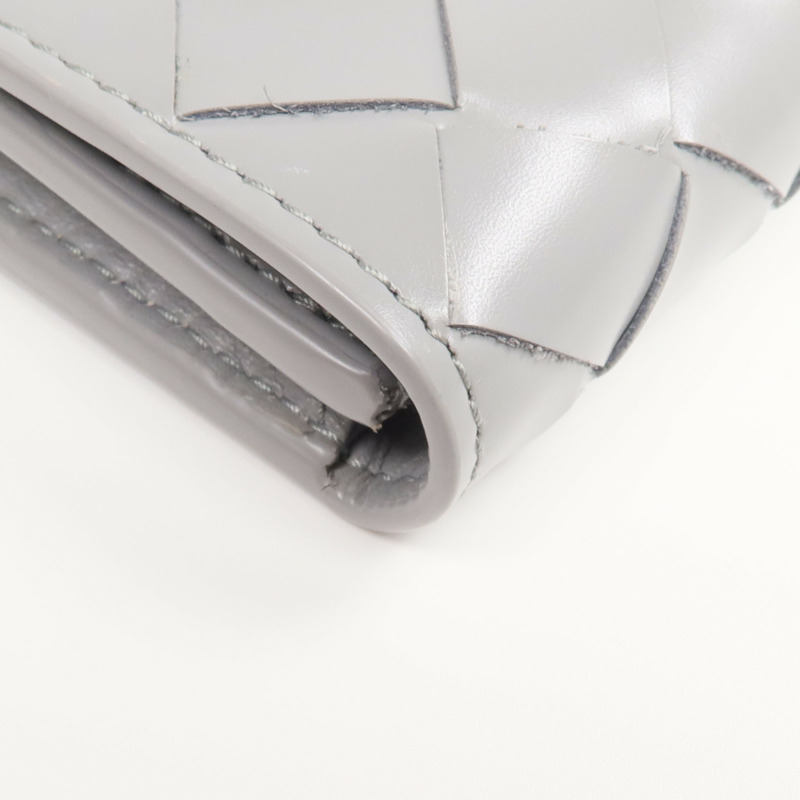 BOTTEGA VENETA 織紋皮革Long Wallet金扣長錢包-8