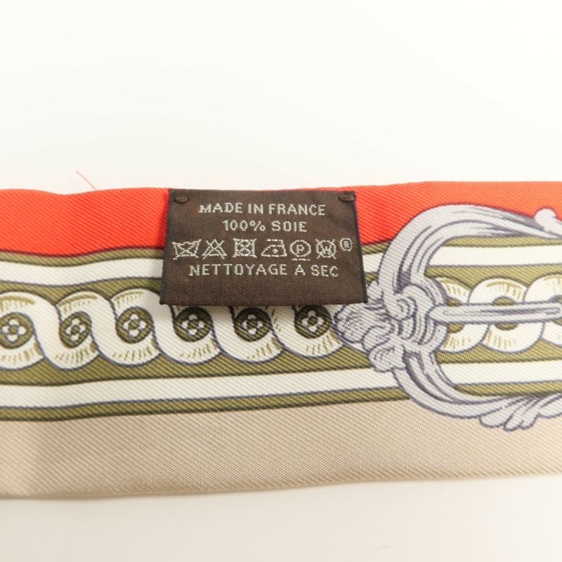HERMES 絲質Twilly絲巾-6