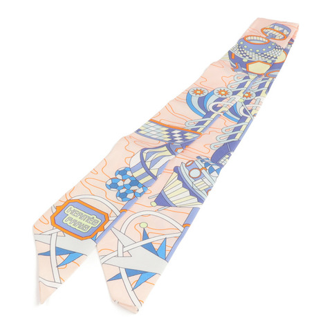 HERMES 絲質Twilly絲巾