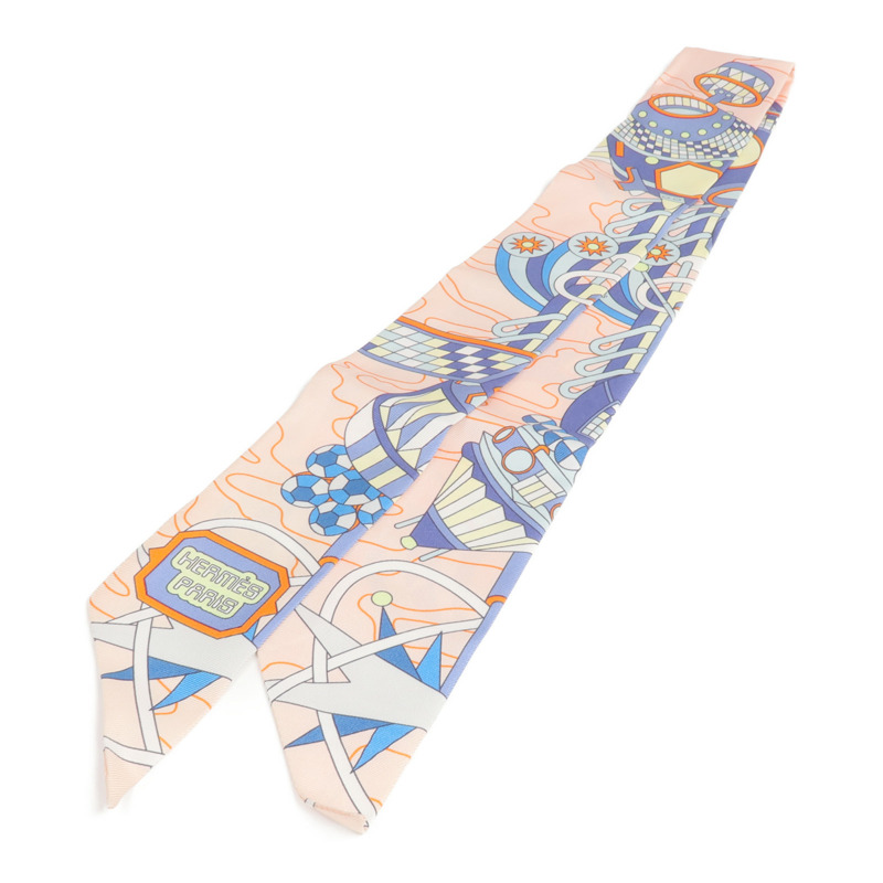 HERMES 絲質Twilly絲巾-0