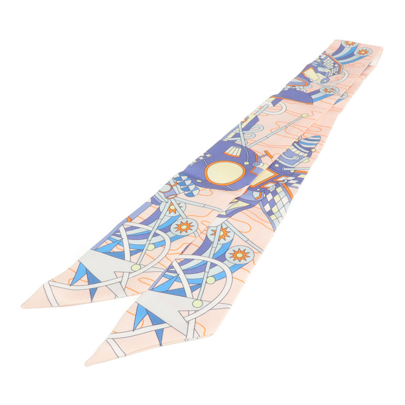 HERMES 絲質Twilly絲巾-1