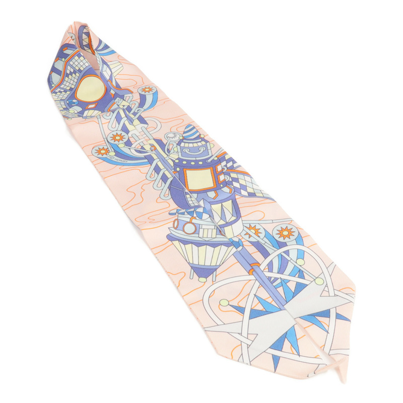 HERMES 絲質Twilly絲巾-3