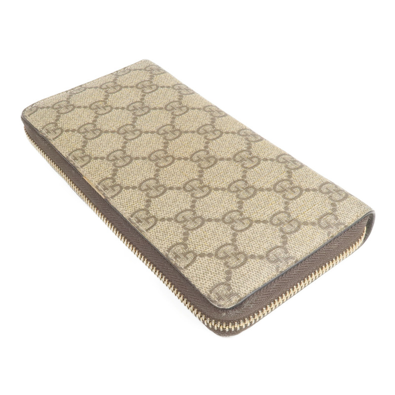 GUCCI 塗層帆布Long Wallet金扣長錢包-4