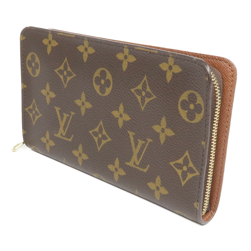 LOUIS VUITTON Monogram Porte Monnaie Zip金扣長錢包-2