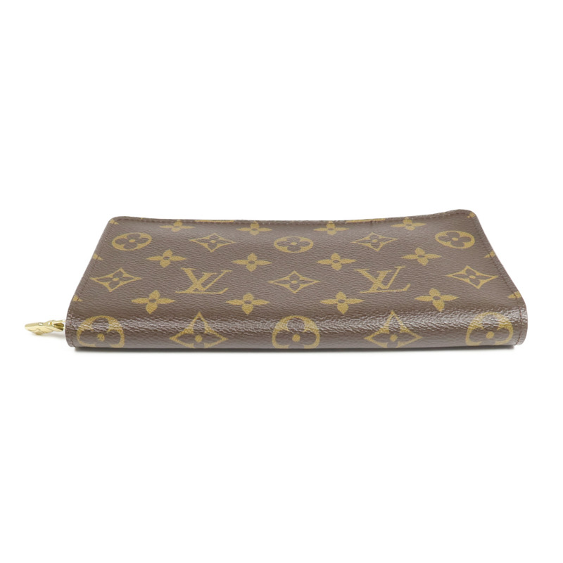 LOUIS VUITTON Monogram Porte Monnaie Zip金扣長錢包-5