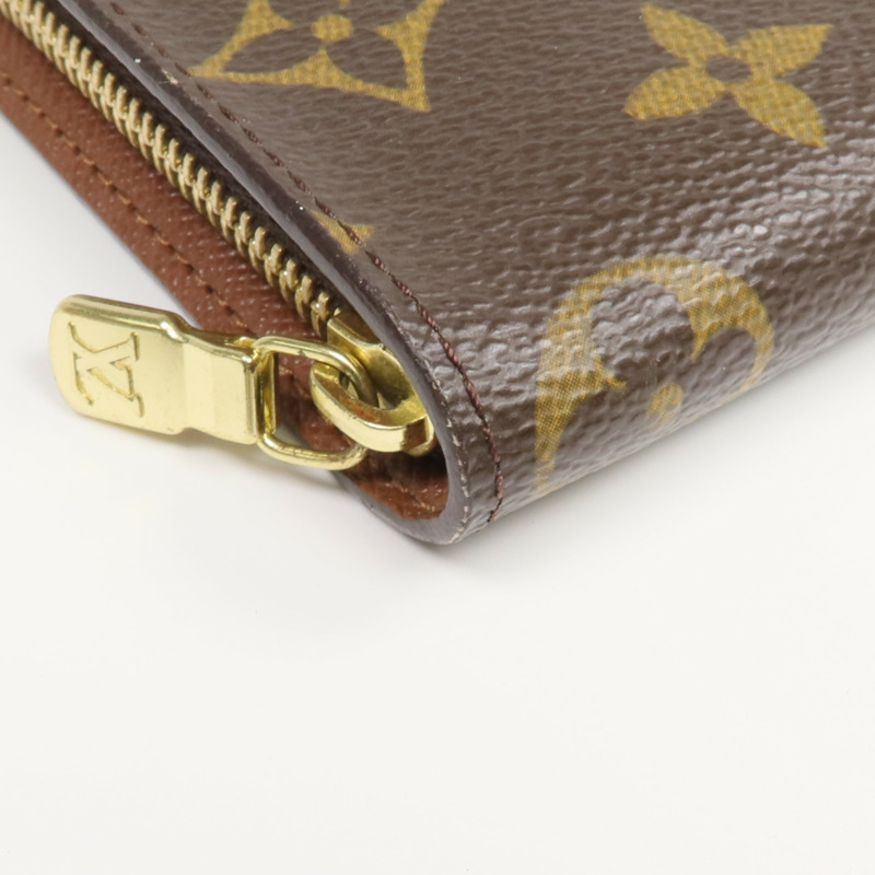 LOUIS VUITTON Monogram Porte Monnaie Zip金扣長錢包-7