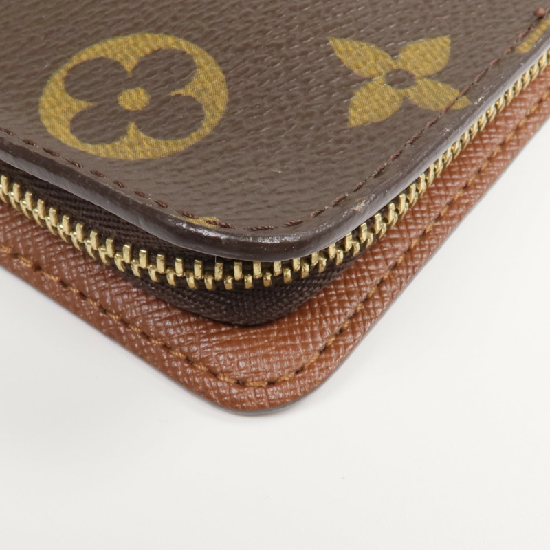 LOUIS VUITTON Monogram Porte Monnaie Zip金扣長錢包-8