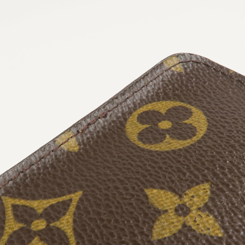 LOUIS VUITTON Monogram Porte Monnaie Zip金扣長錢包-15