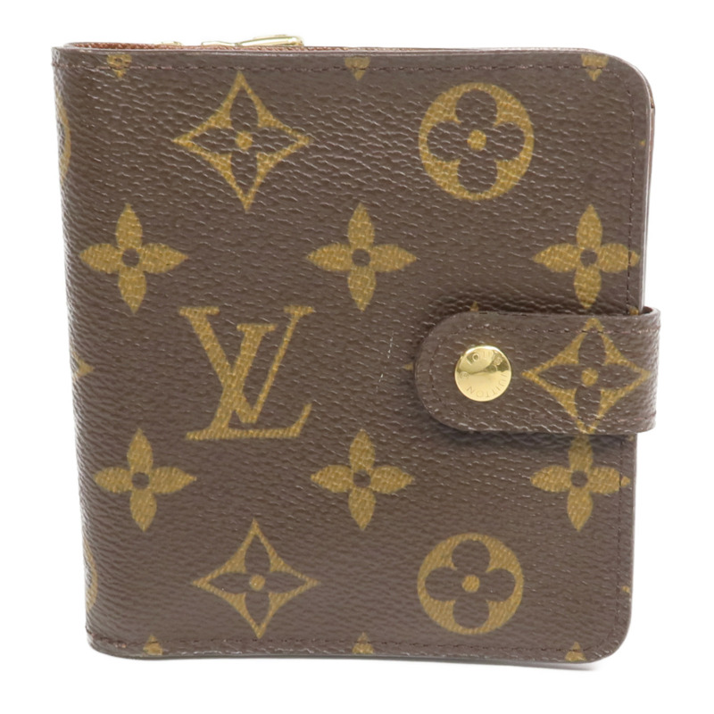 LOUIS VUITTON Monogram Wallet金扣錢包-0