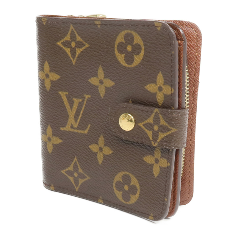 LOUIS VUITTON Monogram Wallet金扣錢包-1
