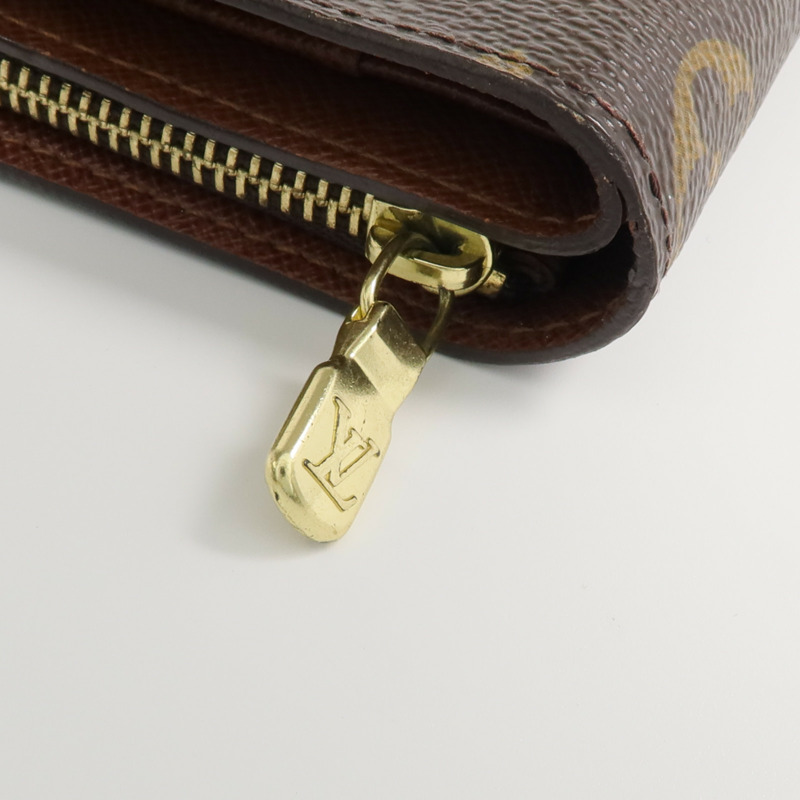 LOUIS VUITTON Monogram Wallet金扣錢包-10