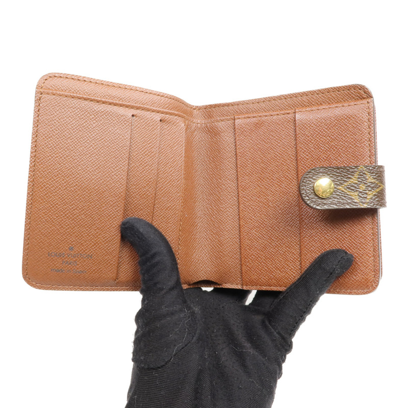 LOUIS VUITTON Monogram Wallet金扣錢包-12
