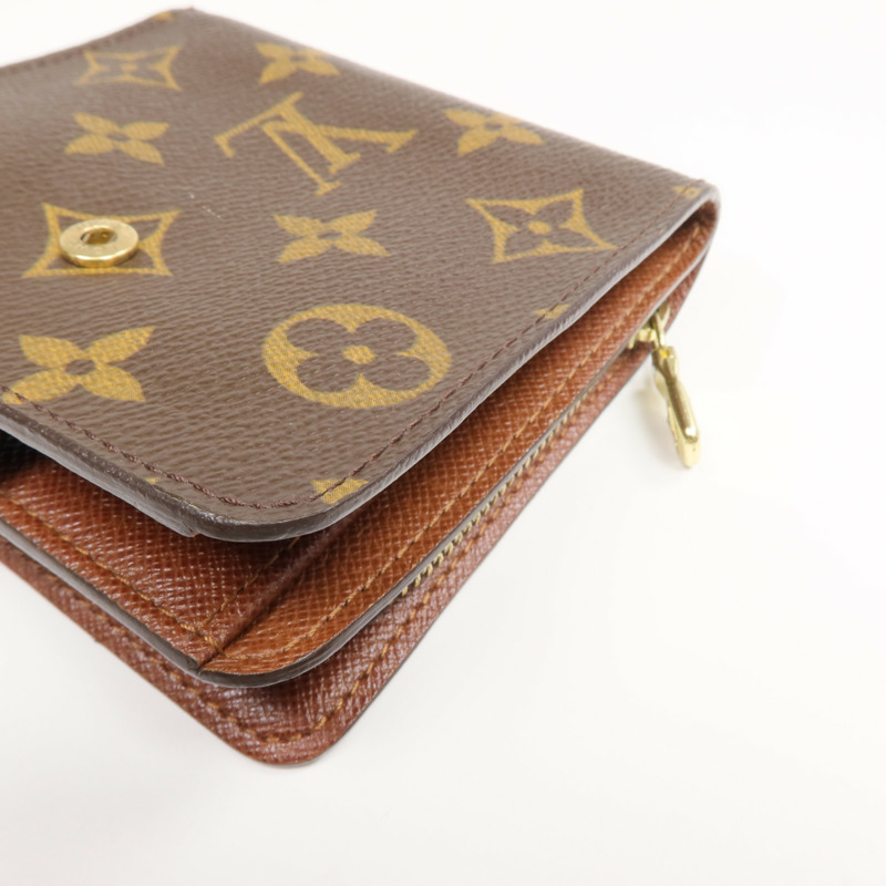LOUIS VUITTON Monogram Wallet金扣錢包-14