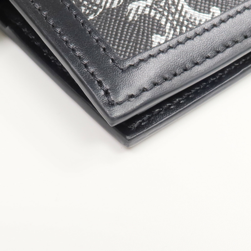 CELINE 牛皮皮革/塗層帆布Triomphe Necklace Wallet肩背袋-7