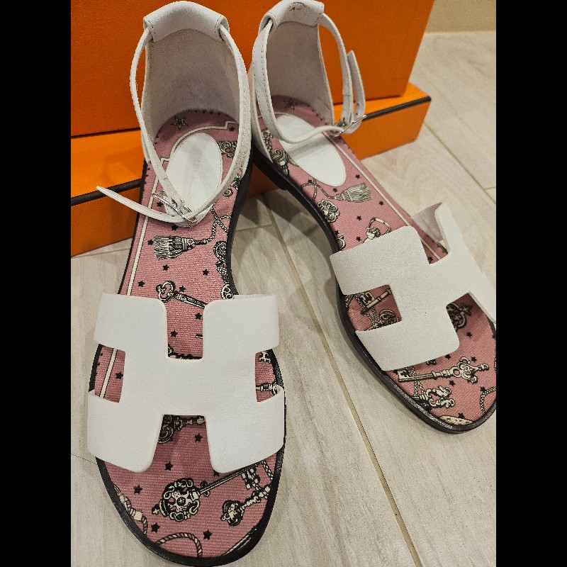 Hermes 夏日涼鞋 附盒防塵套-4