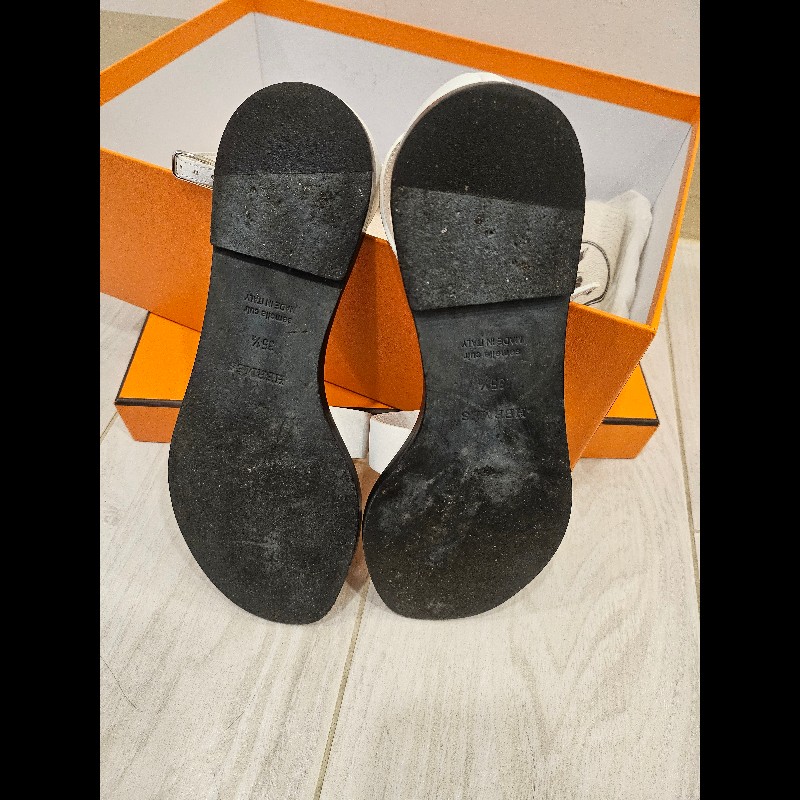 Hermes 夏日涼鞋 附盒防塵套-8