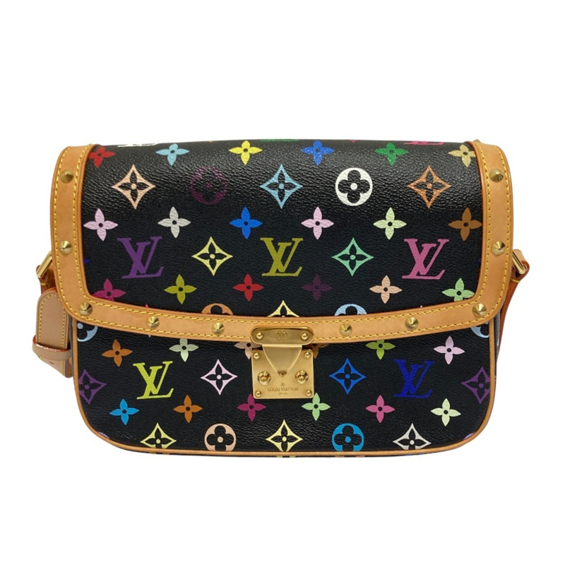 路易威登 Sologne Monogram 多肩包 M92639 Noir 女士-0