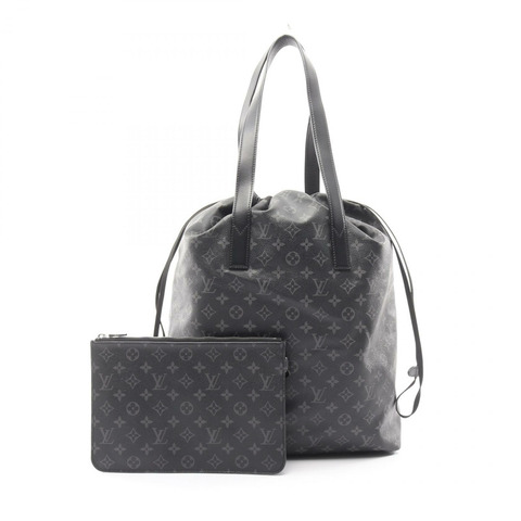 路易威登 Cabas 輕便單肩托特包 M44228 Monogram Eclipse 帆布 二手