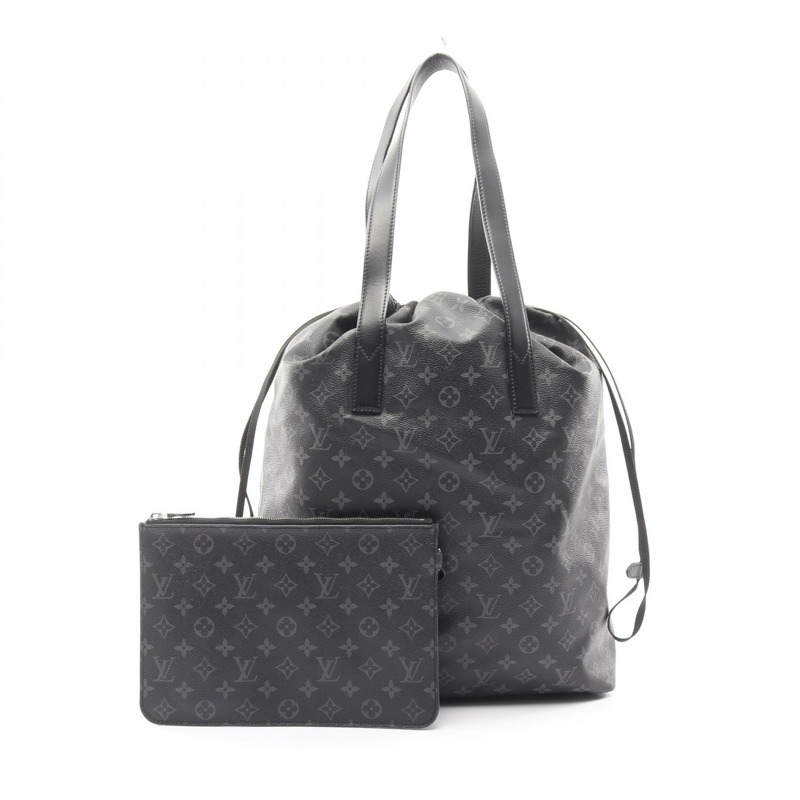 路易威登 Cabas 輕便單肩托特包 M44228 Monogram Eclipse 帆布 二手-0