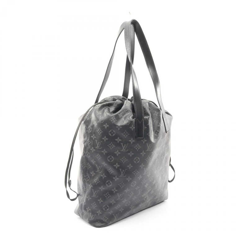 路易威登 Cabas 輕便單肩托特包 M44228 Monogram Eclipse 帆布 二手-1