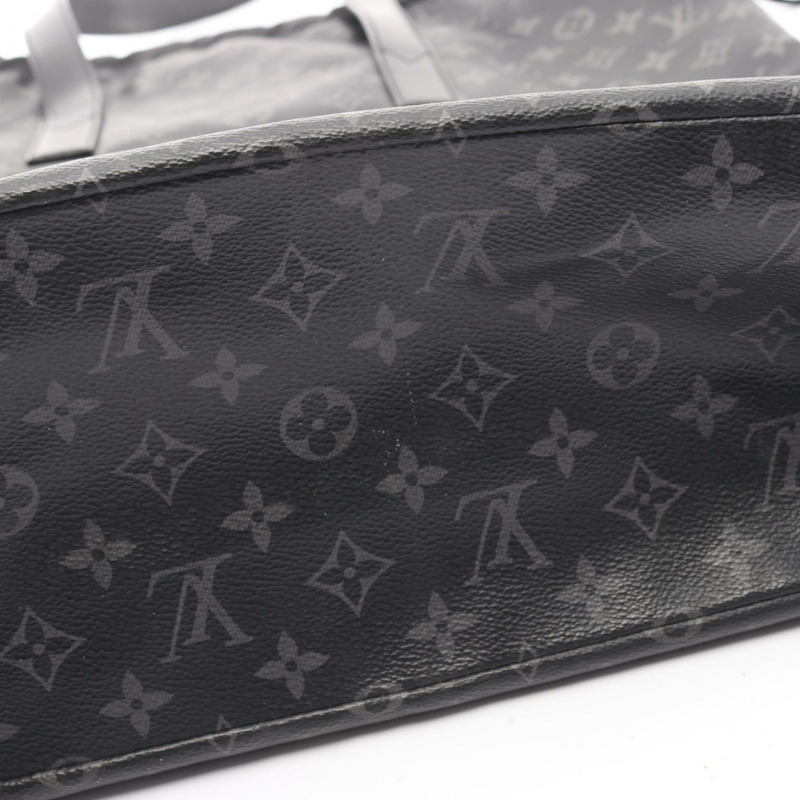 路易威登 Cabas 輕便單肩托特包 M44228 Monogram Eclipse 帆布 二手-7