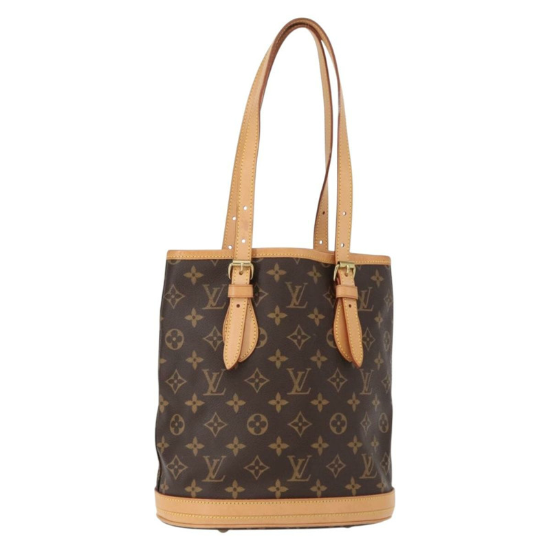 【日本直送】路易威登 Monogram Bucket PM 單肩包 M42238 LV Auth am9735-0