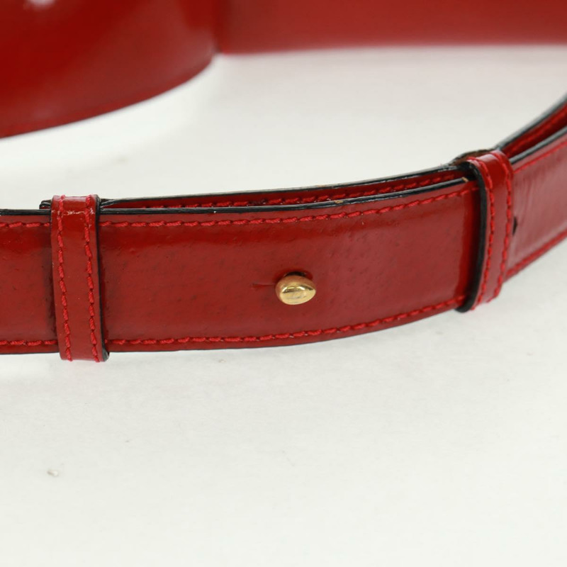 【日本直送】CELINE 圓背包 皮革 紅色 金色 正品 SW1866V-7