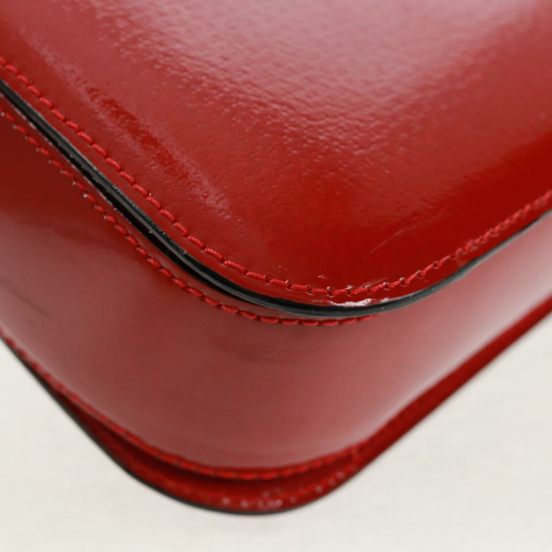 【日本直送】CELINE 圓背包 皮革 紅色 金色 正品 SW1866V-16