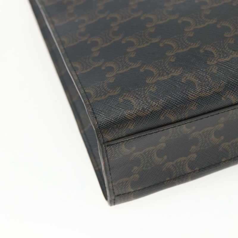 【日本直送】CELINE Triomphe Vertical Cabas 手提包 PVC 2way 棕色 Auth ka1656SAM-17